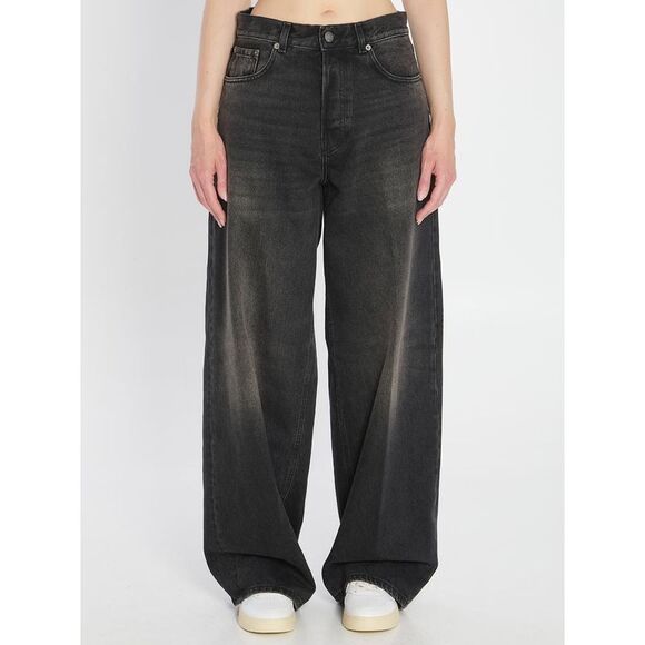 HAIKURE Wide Leg Denim Jeans Women EARL WASH Pants - Picture 1 of 4